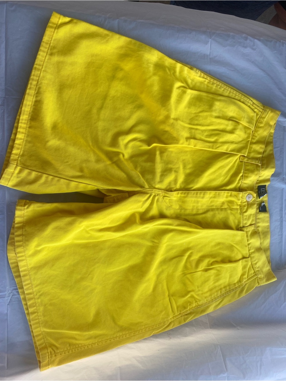 Polo by Ralph Lauren Bright Yellow Cotton Bermuda Shorts